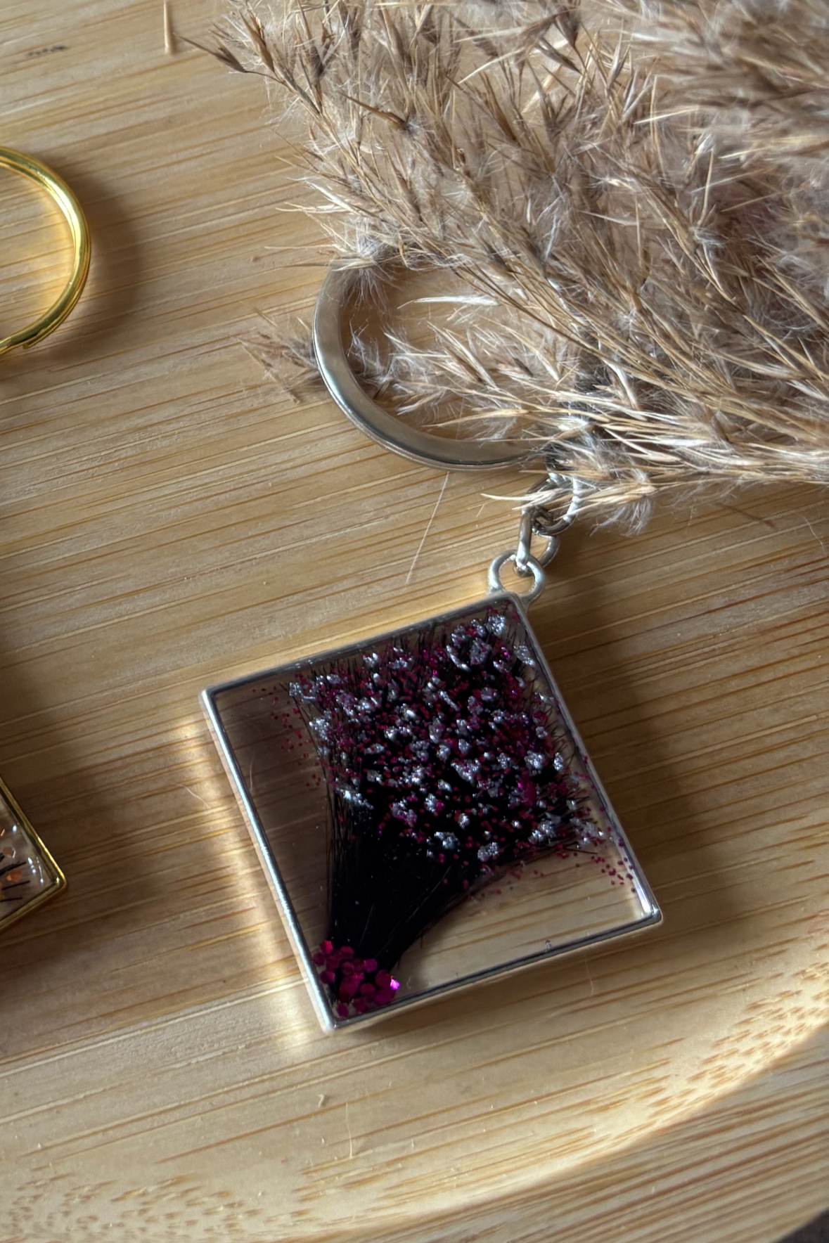 Silver Travel Keychain