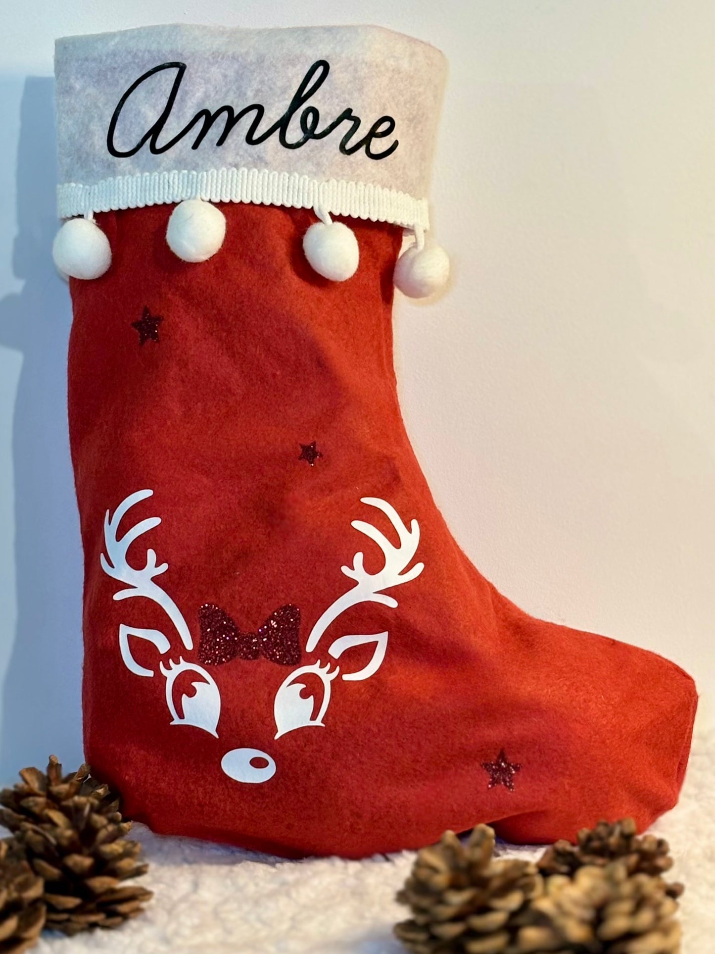 Personalisierter Weihnachtsstiefel