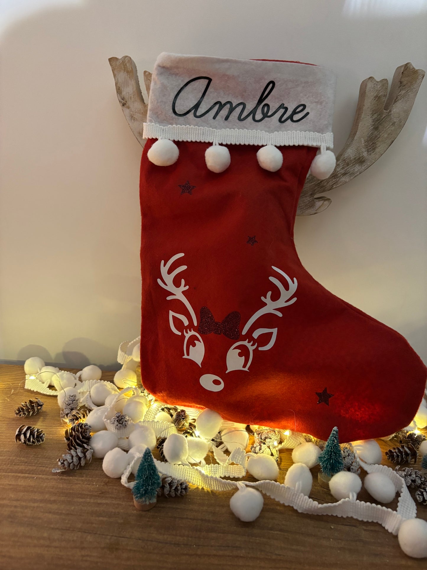 Personalisierter Weihnachtsstiefel
