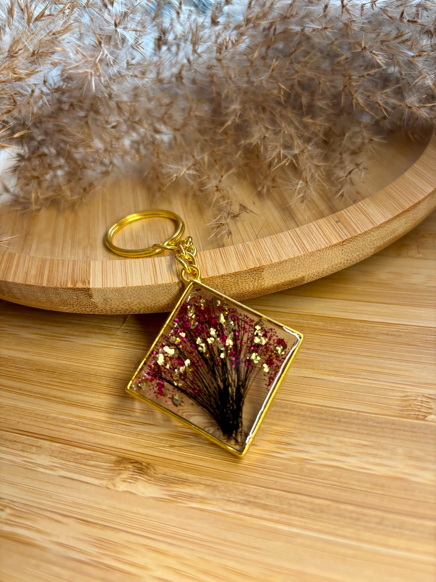 Gold Travel Keychain