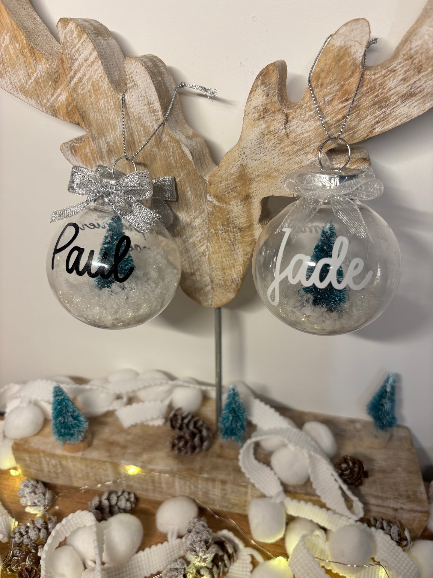 Transparent Christmas ball "my first Christmas"