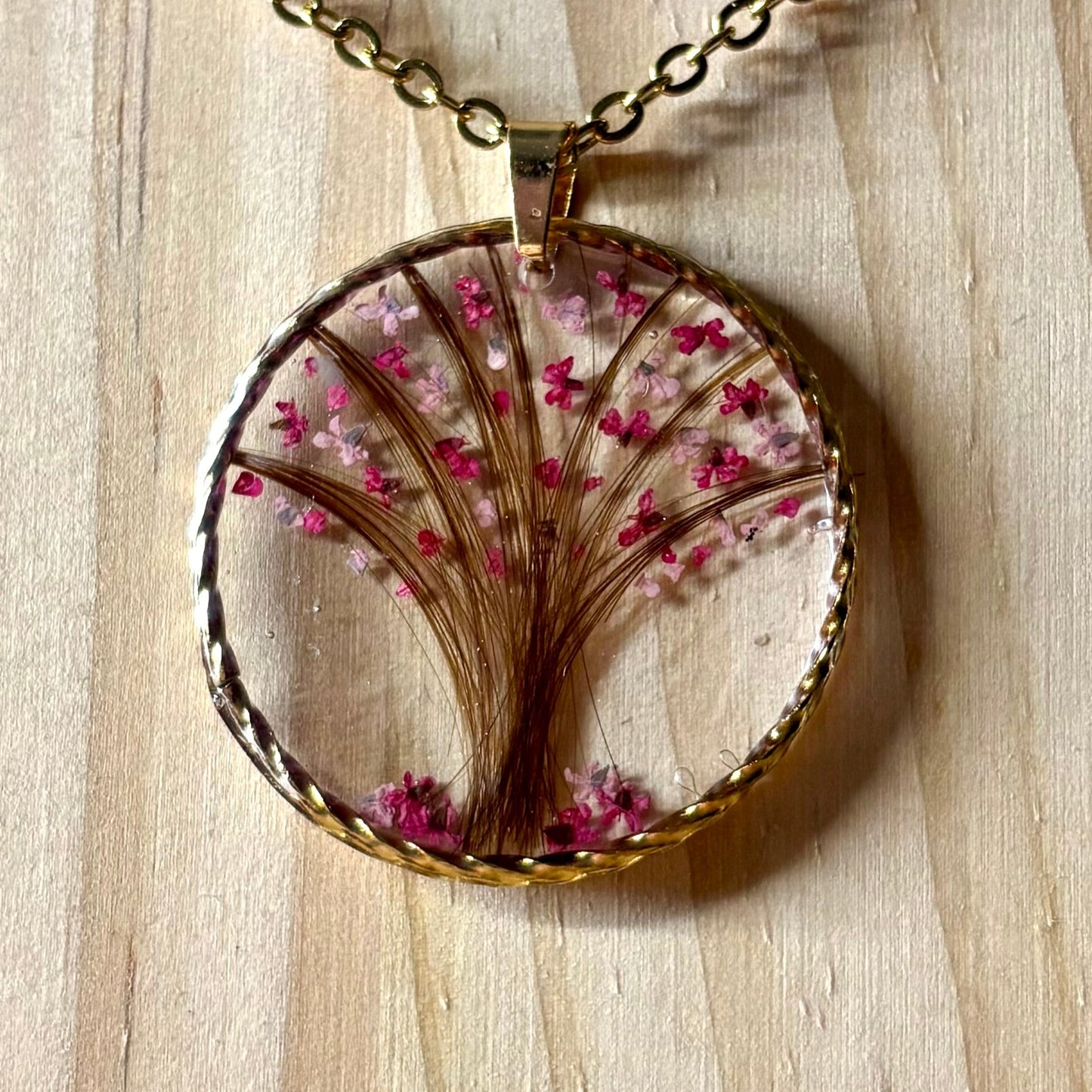 Collier cheveux