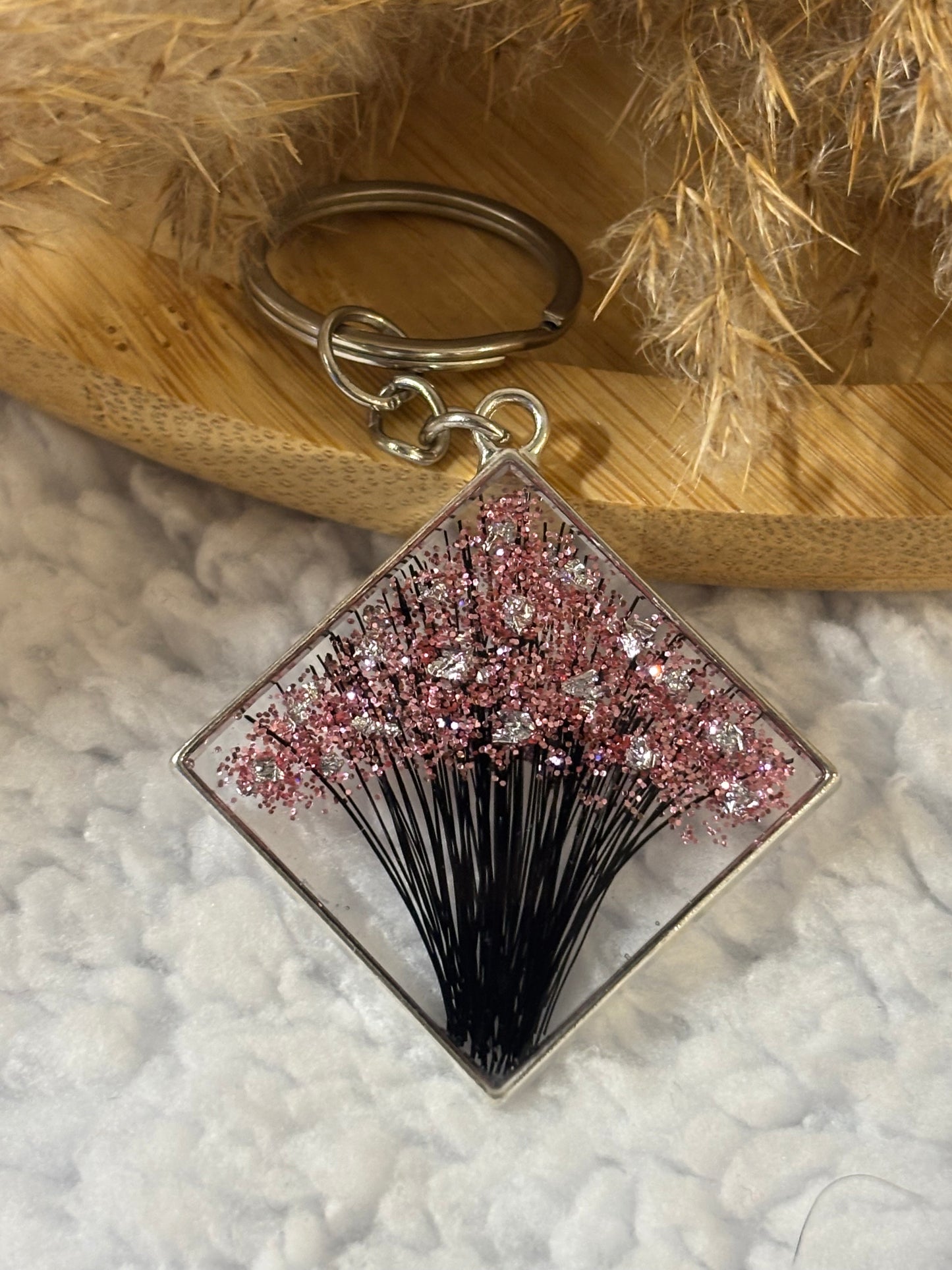 Silver Travel Keychain