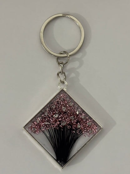 Silver Travel Keychain