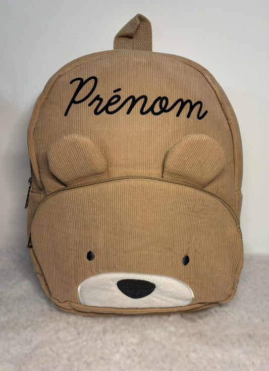 Sac à dos ours personnalisé