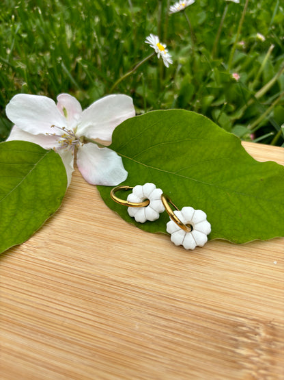 Créoles + pampilles flower